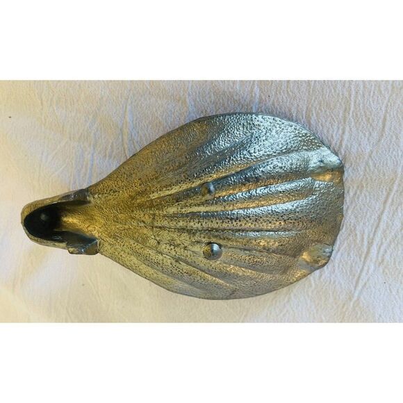 Ring Trinket Dish Ashtray Dish Peacock Solid Brass Decorative Vintage - Picture 6 of 7